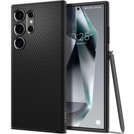 Spigen Liquid Air Galaxy S24 Ultra Noir mat