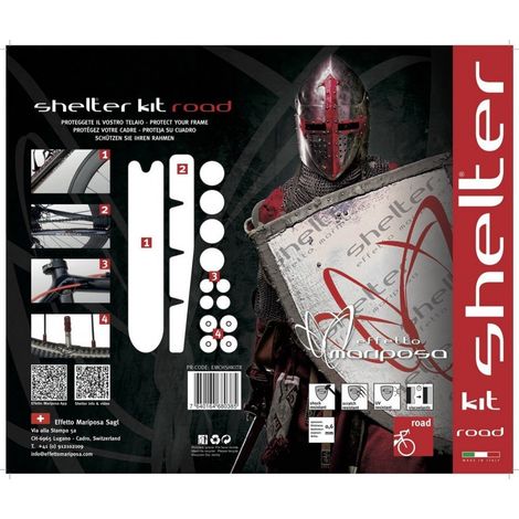 Kit protettivo telaio Shelter road effetto MARIPOSA - 0,6mm (1/5)