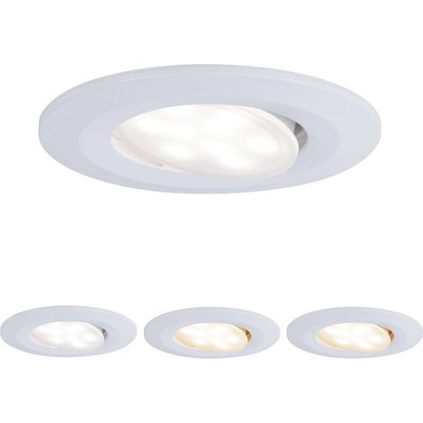 Paulmann Calla spot encastré blanc 90 mm diamètre (1/5)