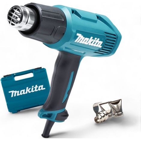 Termosoffiatore pistola termica 1,600W 500 gradi Makita con accessori e valigetta (1/5)