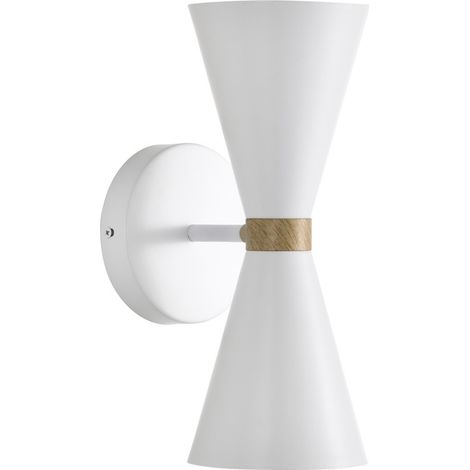 Aplique de pared Greta Blanco 2xE27