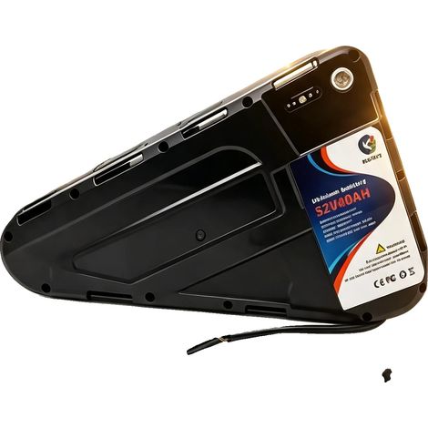 Batería Triangle para bicicleta eléctrica, 52 V, capacidad 40 Ah, diseño impermeable, 52V-T-40AH (1/2)