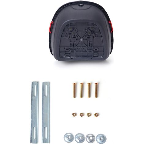 Motorrad-Topcase, universell, großes Fassungsvermögen, Gepäckaufbewahrung für Helm, pink, Größe XL, für Elektroroller (1/4)