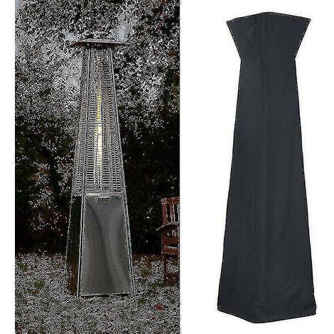 Housse imperméable pour chauffage de terrasse pyramidal à gaz, protection pour mobilier de jardin (221 x 42 cm) (1/5)