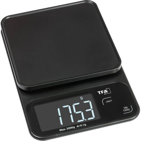 TFA Dostmann COOKIE Balance de cuisine numérique numérique numérique, avec récipient de mesure Plage de pesée (max.)=50