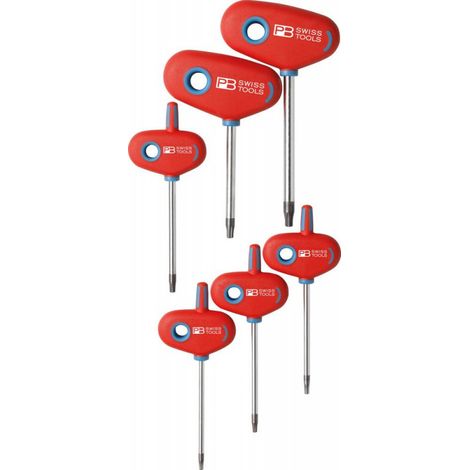 Cacciavite Impugnatura a T Set di cartone 6 pezzi T8-25 PB Swiss Tools