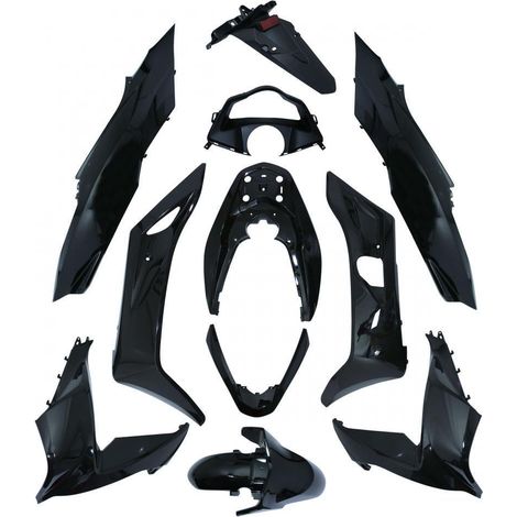 Kit carénage pour scooter Honda 125 PCX 2014 à 2016 11 pièce noir (1/3)