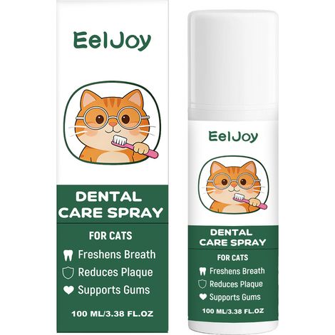 Mundpflegespray für Katzen – Geeignet für die tägliche Mundreinigung, beseitigt Gerüche und erfrischt den Atem – 100 ml -- DE (1/5)