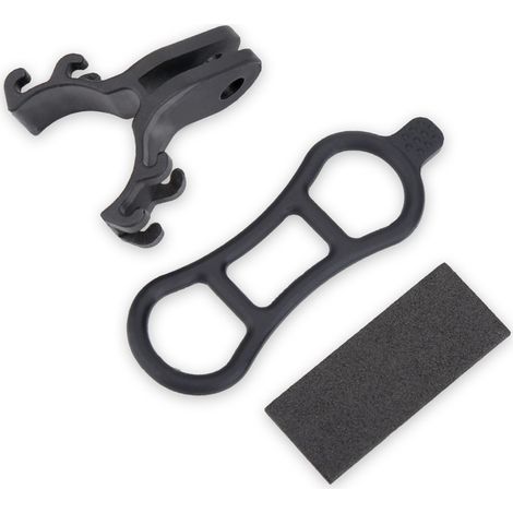 Support lampe vélo GUB stable, support torche vélo, clip fixation guidon, accessoire vélo clamp (1/5)