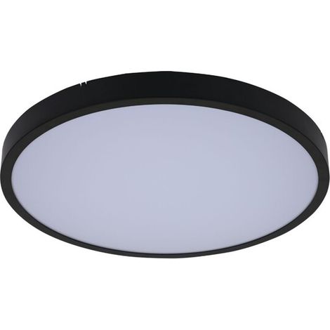 Plafoniera bagno LED nera Ø42cm IP44 36W CCT Rabalux Alenzo (1/5)