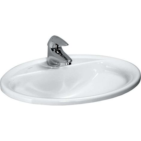 LAUFEN PRO B lavabo encastré, 1 trou pour robinet, avec (1/3)
