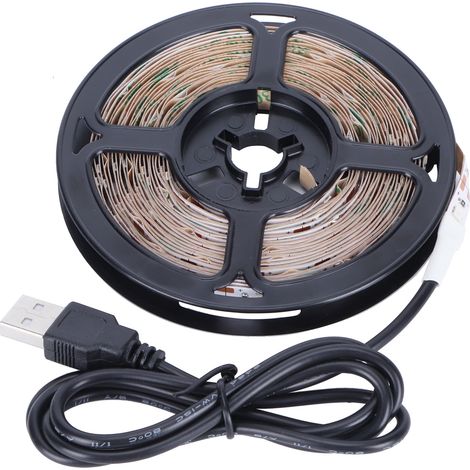 Ruban lumineux décoratif USB flexible pour fond de TV, éclairage rouge d’ambiance domestique (1/5)