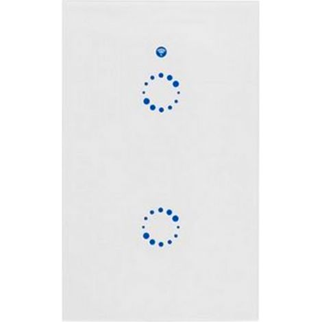 Interruttore Touch T1US2C Intelligente 2 Linee WiFi Wireless Smartphone (1/9)