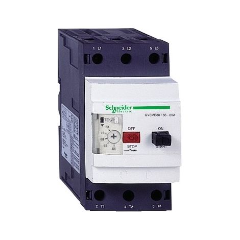 Schneider GV3ME20 3p 3d motor circuit breaker magnetothermic trigger