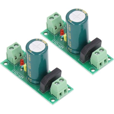 Module régulateur de tension 2 pièces, alimentation réglable haute puissance avec filtre, carte électronique AC 40V (1/5)