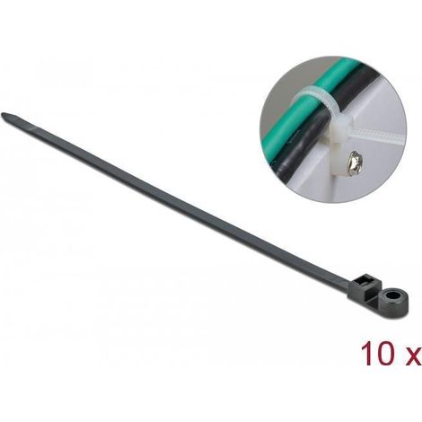 Delock 18953 Kabelbinder schwarz 40 cm