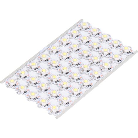 Ampoule LED haute luminosité à économie d'énergie, perles de lampe DIY avec plaque en aluminium pour phares, éclairages de meubles et éclairage naturel 1W 12V (1/5)