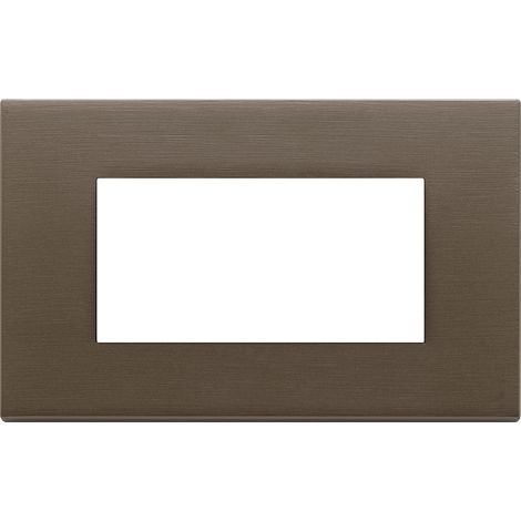 VIMAR - 22654.12 Placca 4M bronzo scuro spazzolato