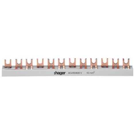 Hager KDN363B HAGER KDN363B Accessoire pour disjoncteur Rail de phase 1 pc(s) (1/2)