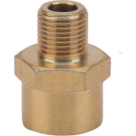 Adaptateur de raccord de tuyauterie en laiton 1/8" BSPP mâle vers 1/4" BSPP femelle, édition 0822 (1/5)