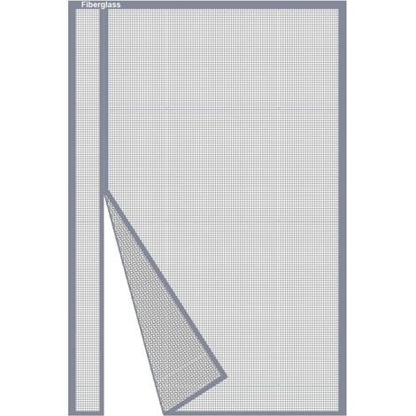 Set di 2 zanzariere magnetiche per porte, 70x190 cm, tenda in fibra di vetro con apertura laterale per balcone, zanzariera magnetica a chiusura automatica (1/4)