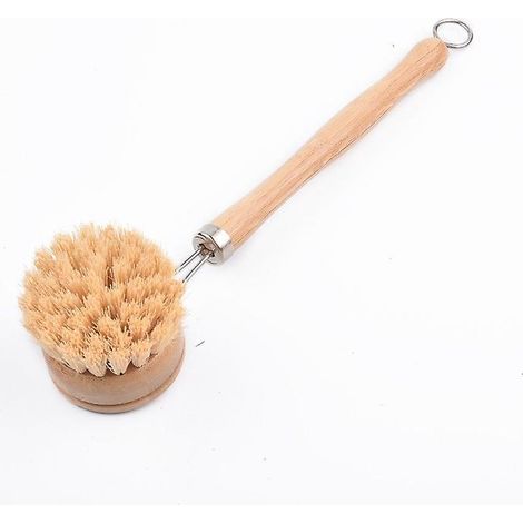 brosse Vaisselle En Bois 1 Pice Tte De Brosse Remplaable Normal (1/5)