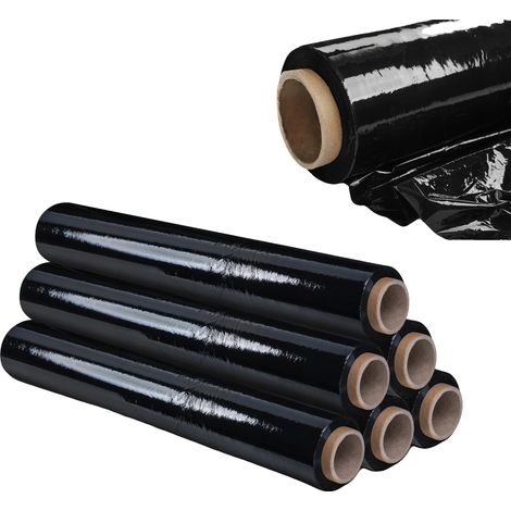 Film d'emballage étirable, 2,5 kg, 300 mètres de longueur, 50 cm de largeur, 23 microns d'épaisseur, Convient pour la céramique et les objets lourds (1/5)