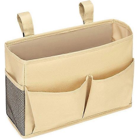 Sac de rangement pour accoudoir de canapé, avec poches, en tissu Oxford, poche latérale pour ranger télécommandes, livres, etc. (1/5)