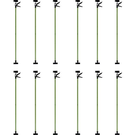 12 x Einhandstütze Montagestütze Deckenstütze Teleskopstütze bis 290cm (1/5)