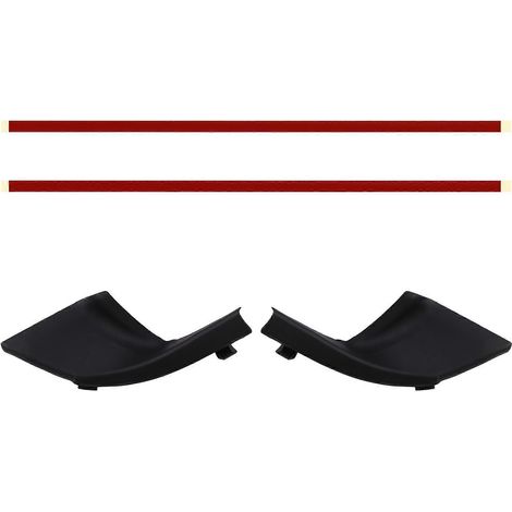 Cache latéral de déflecteur d'essuie-glace avant pour Toyota Prado 2010-2017 (références 53867-60070 et 53867-60090)noir. (1/5)