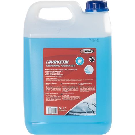 Lavavetri pronto uso profumato ocean - capienza 5 litri - per vaschette tergivetro e tergifaro - effetto sgrassante (1/4)
