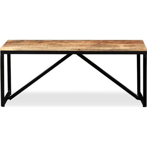 Maison Exclusive - Panca in Legno Massello di Mango 110x35x45 cm (1/5)