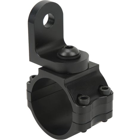 Support de fouet pour UTV réglable, robuste, antirouille, noir, résistant, compatible avec les arceaux de sécurité de 4,4 à 5 cm (1,75 à 2 pouces). (1/5)