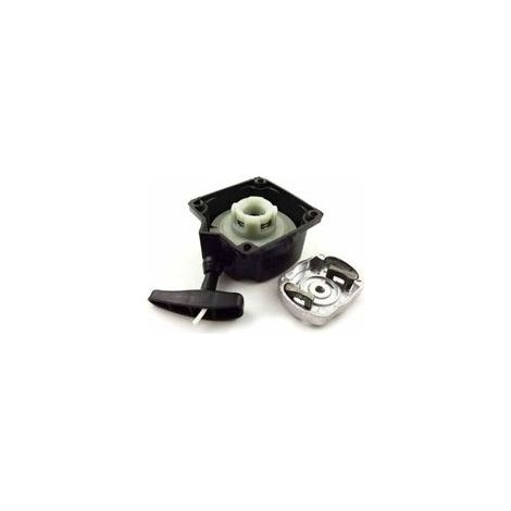 Lanceur pour moteur thermique 49cc/52cc – Démarreur semi-automatique – Cloche d'entraînement incluse – Compatible débroussailleuses et tarières (1/4)