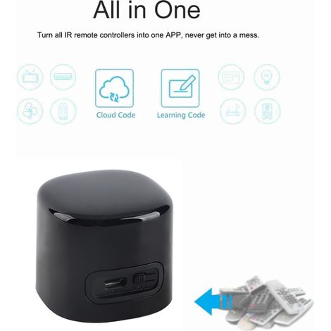 [Módulo de control IR universal] RM4C mini con función de temporizador, control por aplicación y voz. (1/5)