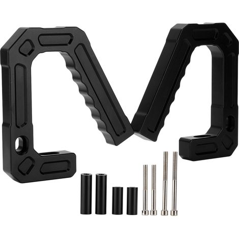 Ersatz-Haltegriff vorne für Jeep Wrangler 07-18 JK/Unlimited Sport Sahara Rubicon, schwarzer Haltegriff, Innenraumzubehör (1/5)