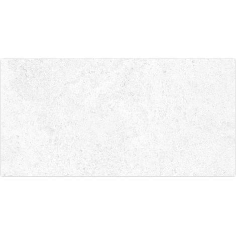 Carrelage effet Pierre Blanc Glace 100x50x2 cm Orvigny - Sol extérieur (vendu par carton de 0,5 m²) - RO'MA CARRELAGE