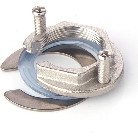 Kit D'écrous De Fixation De Robinet en Acier Inoxydable Pour Empêcher Les Robinets de Cuisine et De Salle De Bain De Se Desserrer, Connecteur De Type écrou à Un Trou 31 mm (1/4)