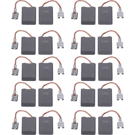 20 pièces de rechange pour moteurs, balais de charbon, meuleuses d'angle, perceuses électriques et perceuses à percussion. (1/5)