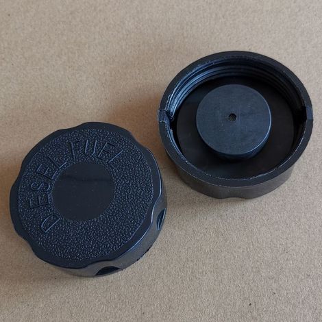 Bouchon de réservoir de carburant YANMAR L48 L70 L100 170F 178F 186F, bouchon de réservoir de carburant en plastique avec joint d'étanchéité. (1/2)