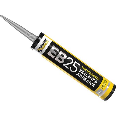 Everbuild EB25 Ultimate Grey Hybrid Sealant and Adhesive - 300ml