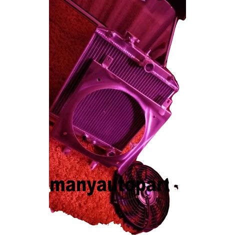 Sistema de mangueras de radiador, diámetro de manguera de 28 mm, diseño de refrigeración de tres filas, compatible con los modelos Civic EK EG D15 D16, material de aluminio, instalación de posventa. (1/5)