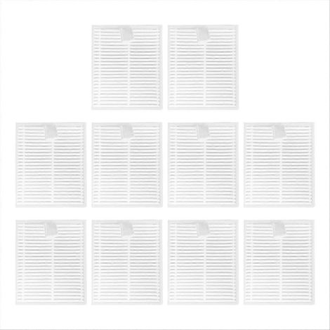 Lot de 10 HEPA remplacement de filtre pièces pour M5/M5+/L5 pièces pour aspirateur filtre lavable et réutilisable (1/5)