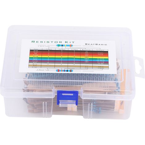 1460 Stück Metallfilmwiderstände 1 Ω bis 10 MΩ – 73 verschiedene Werte – Komplettes Elektronik-Set (1/5)