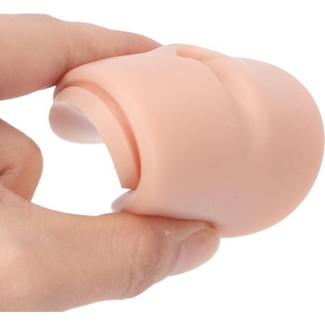 Teint de la peau dans le modèle de faux nombril en silicone 3D simulé + ensemble de support en acrylique, modèle d'entraînement à la perforation du nombril (1/5)