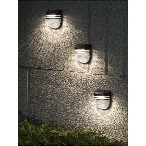 Faretto Led Pannello Solare 3 Watt Luce Bianca Ricaricabile Sensore Crepuscolare (1/4)