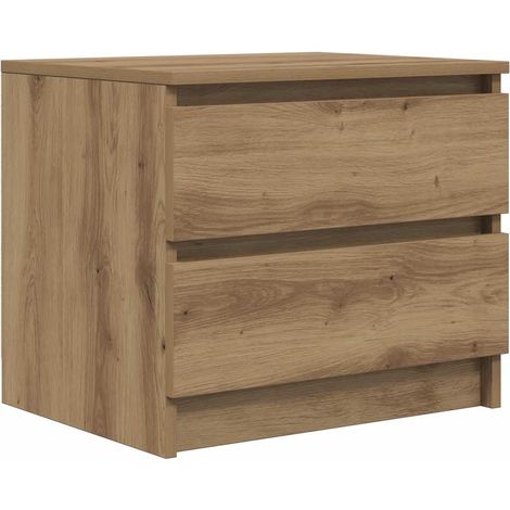 vidaXL Comodino Rovere Artigianale 50x40x43.5 cm in Legno (1/5)