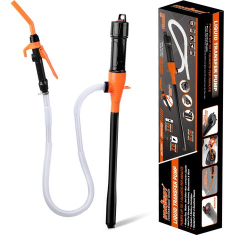 Pompe à huile électrique 95608S pour réservoirs de carburant de voiture, alimentée par batterie, avec embout, 45 x 11,5 x 9 mm, 520 g - Bleue (1/4)