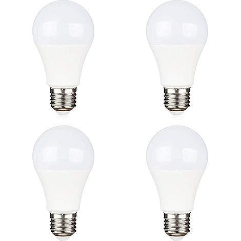 E27 9W kaltweiße 6000K LED-Lampen (entspricht 75W Halogenlampen), 12V, 12V/24V Netzteil, 4er-Pack. (1/5)