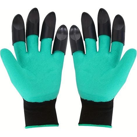 8-zackige Gartenhandschuhe, durchstichfest und wasserdicht, multifunktionale Handschuhe zum Pflanzen von Blumen, Jäten und Graben. (1/5)